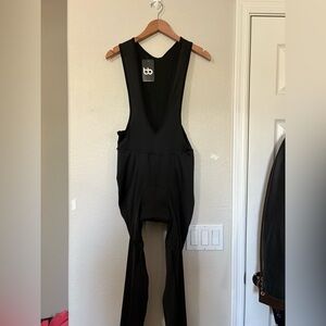 Cycle bib leggings. Size XL, fleece lined. Black NWT. Padded bottom.